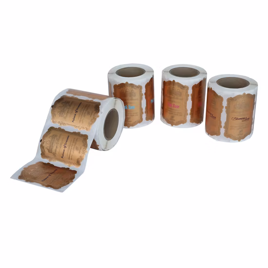 Etiqueta autoadhesiva de impresión de papel adhesivo de vinilo BOPP transparente transparente impermeable para mascotas de PVC