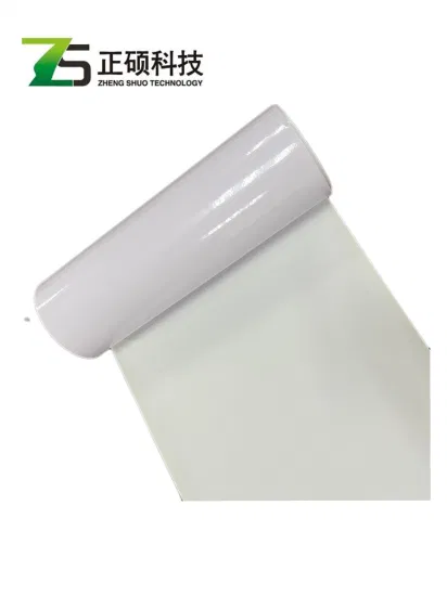 Etiqueta autoadhesiva de película de PVC/PE blanca brillante autoadhesiva de alta calidad